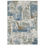 Easton 4518X Grey/Blue 3'3" x 5' Rug