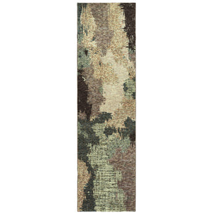 Evolution 8011B Blue/Brown 10' x 13'2" Rug