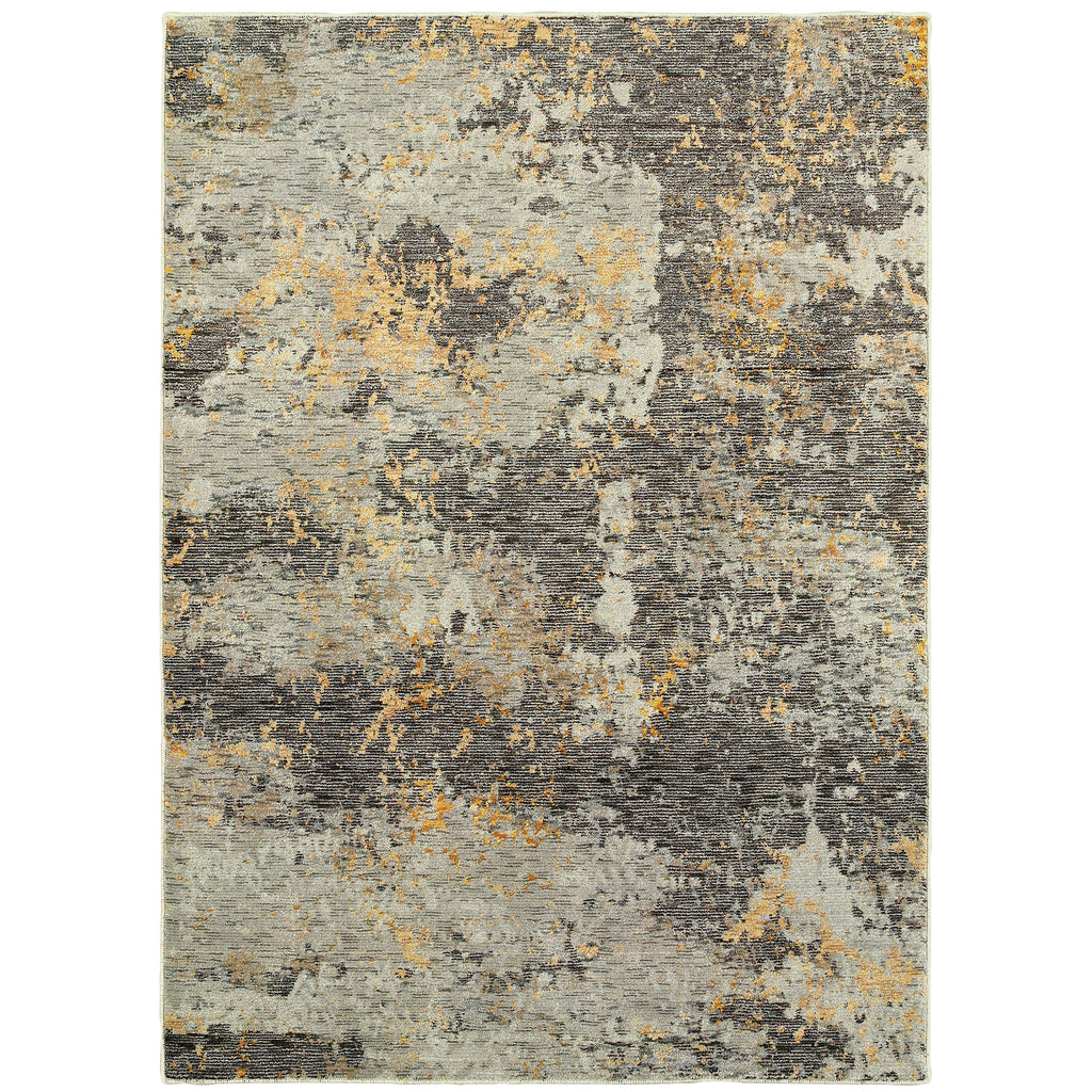 Evolution 8025B Grey/Gold 10' x 13'2" Rug