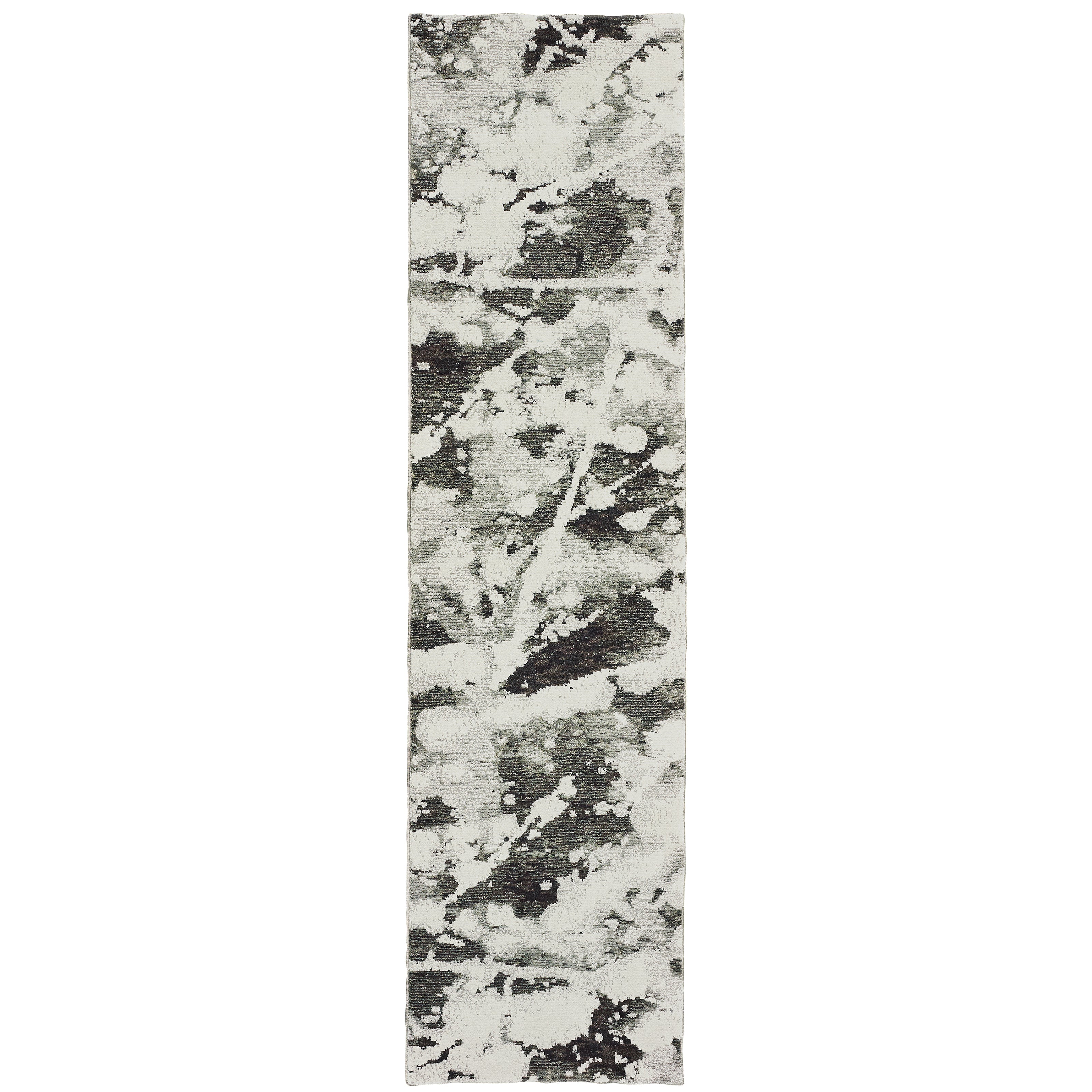 Evolution 8035B Charcoal/White 10' x 13'2" Rug