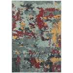 Evolution 8036C Blue/Red 10' x 13'2" Rug