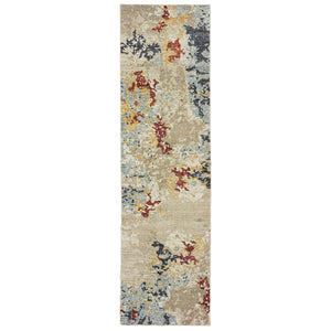 Evolution 8043K Beige/Blue 10' x 13'2" Rug