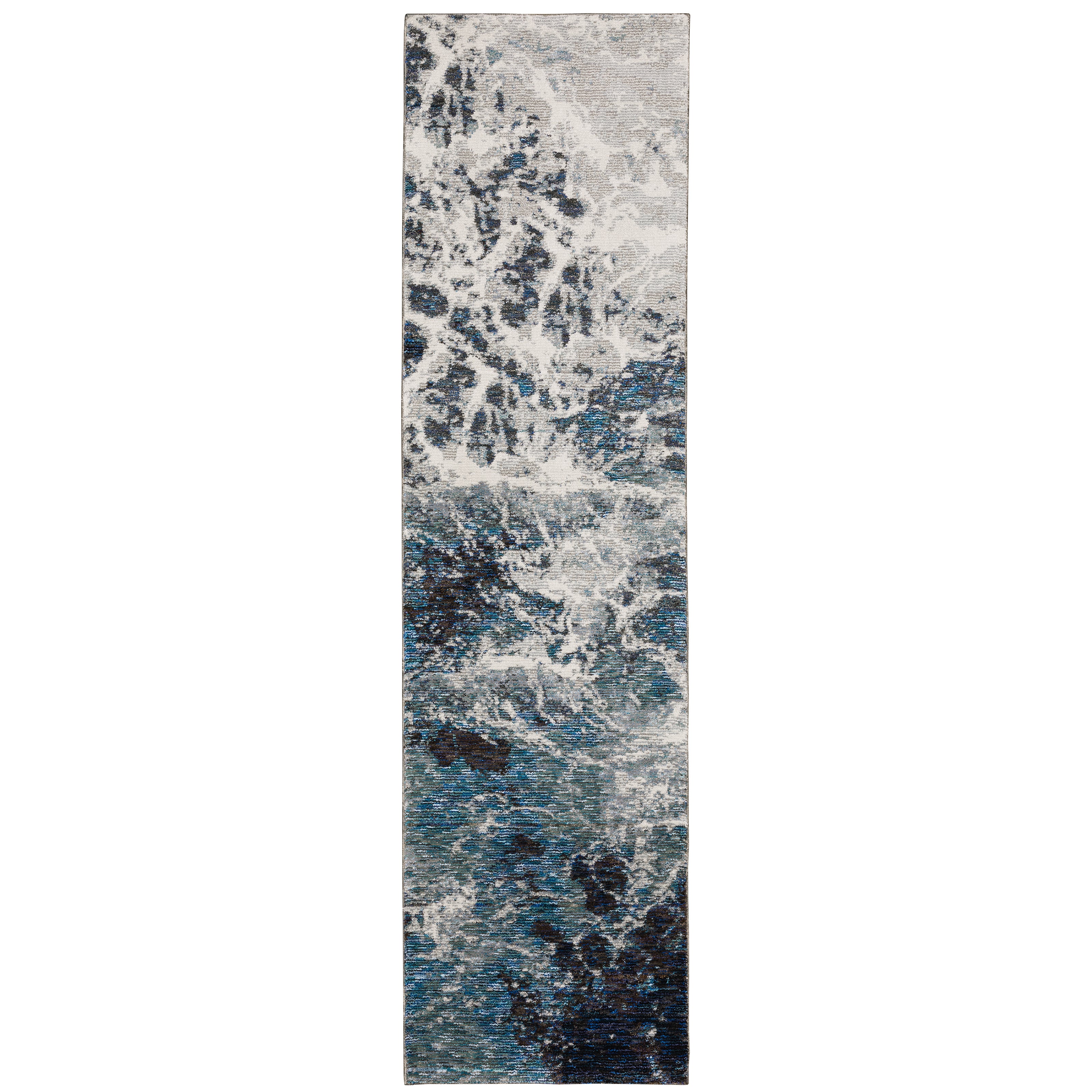 Evolution 0962A Blue/Ivory 1'10" x 3'2" Rug