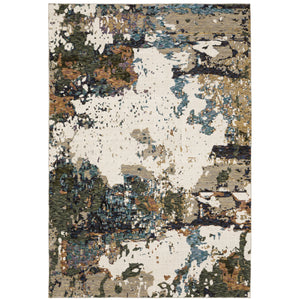 Evolution 0981A Ivory/Multi 1'10" x 3'2" Rug