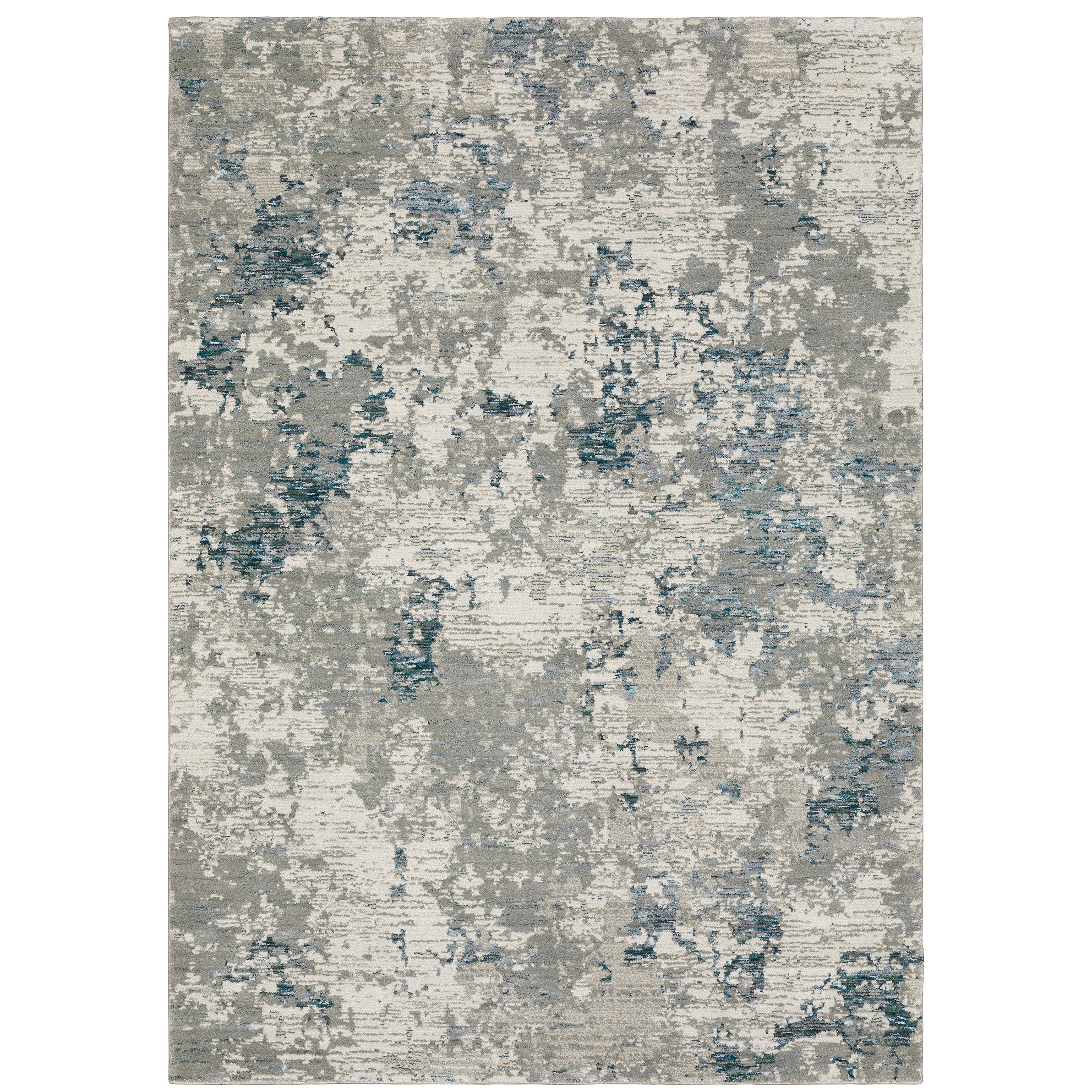 Evolution 0984D Grey/Blue 1'10" x 3'2" Rug