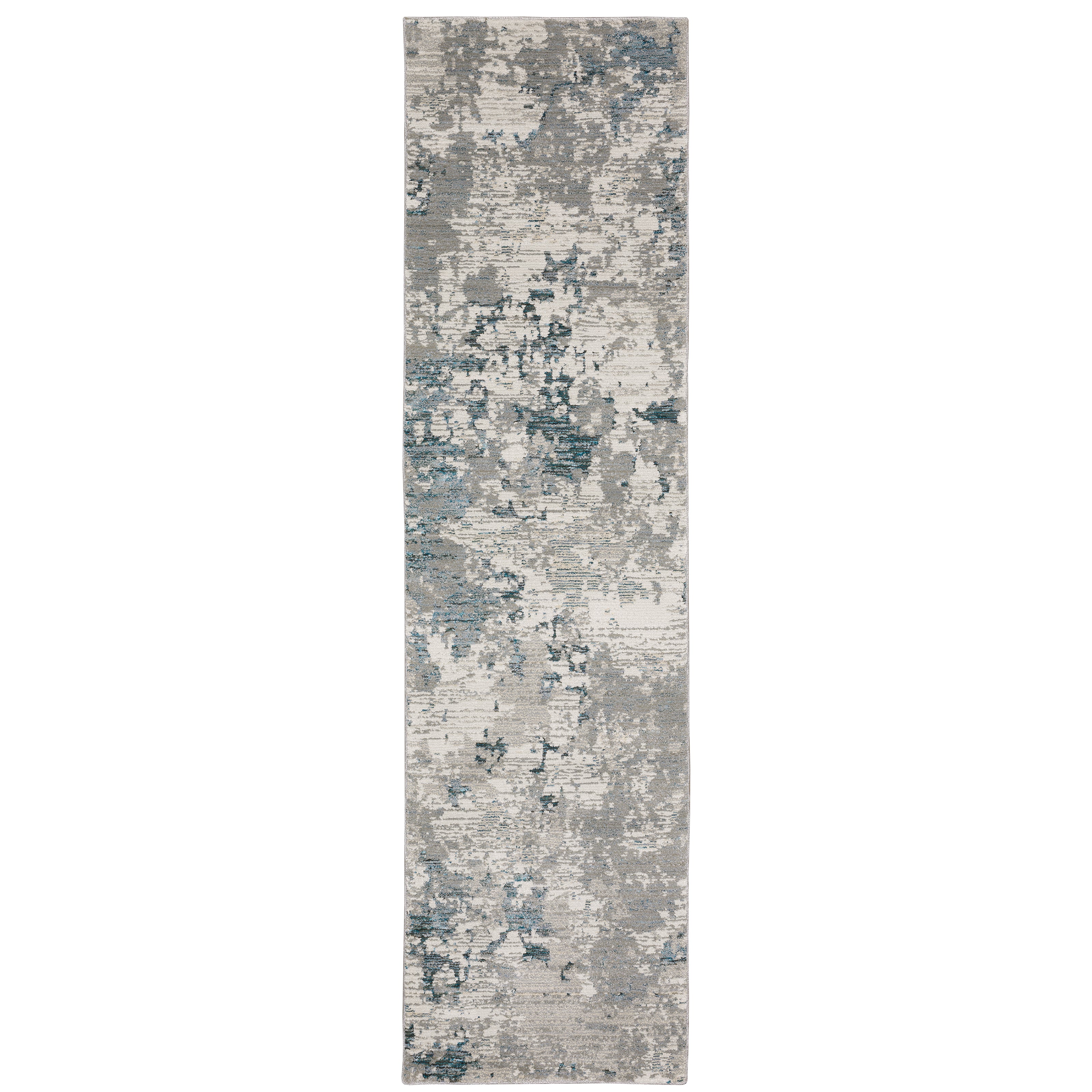 Evolution 0984D Grey/Blue 1'10" x 3'2" Rug