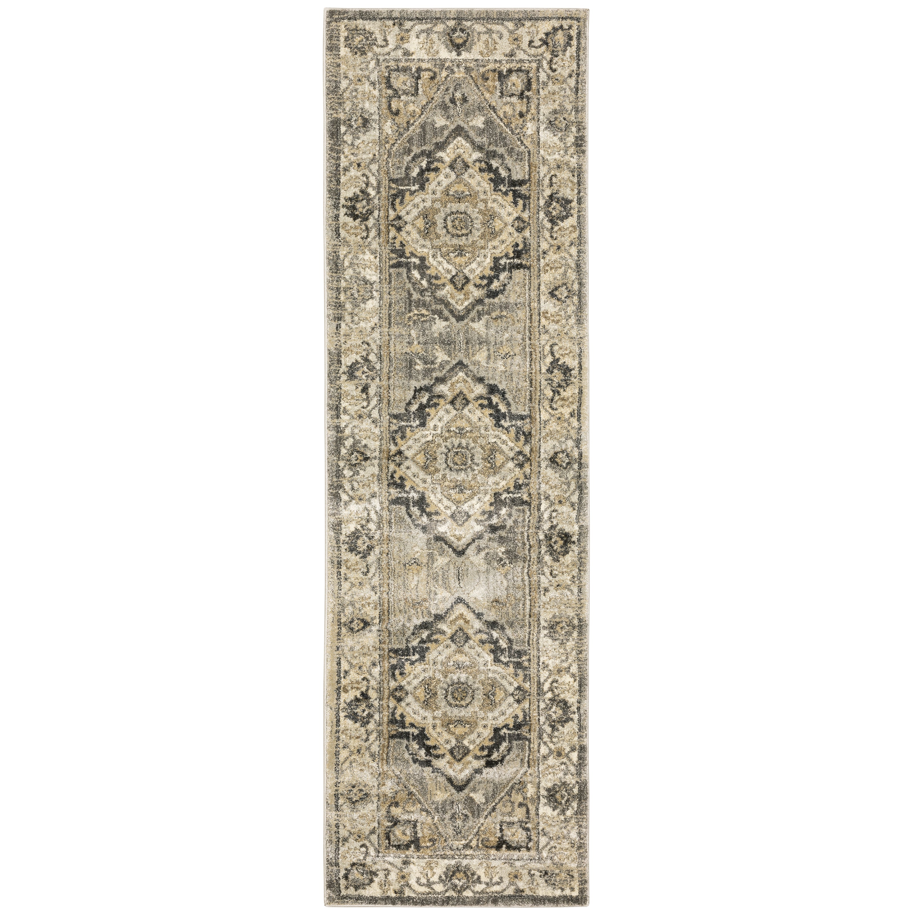 Florence 1805X Beige/Grey 5'3" x 7'6" Rug