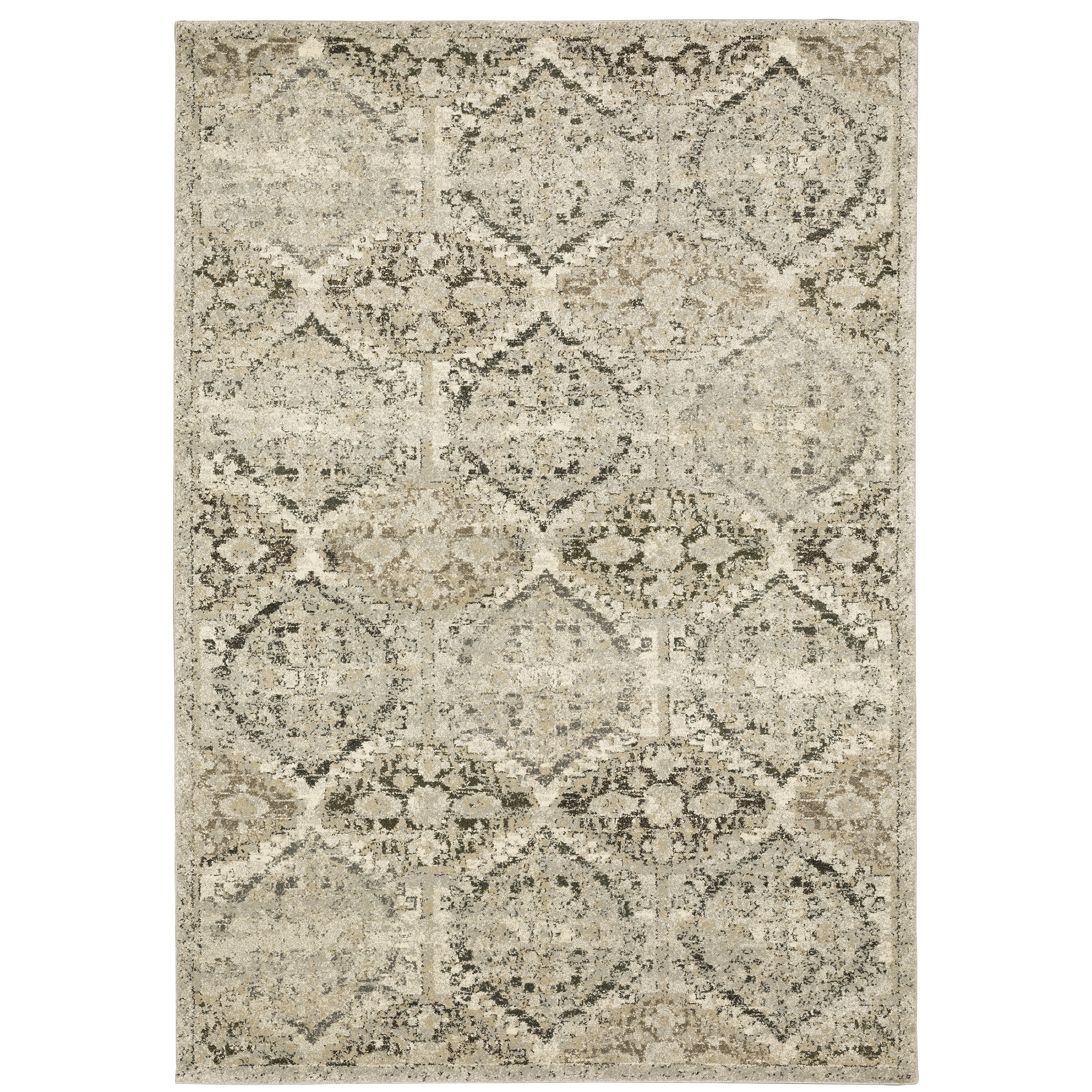 Florence 270H6 Ivory/Grey 5'3" x 7'6" Rug