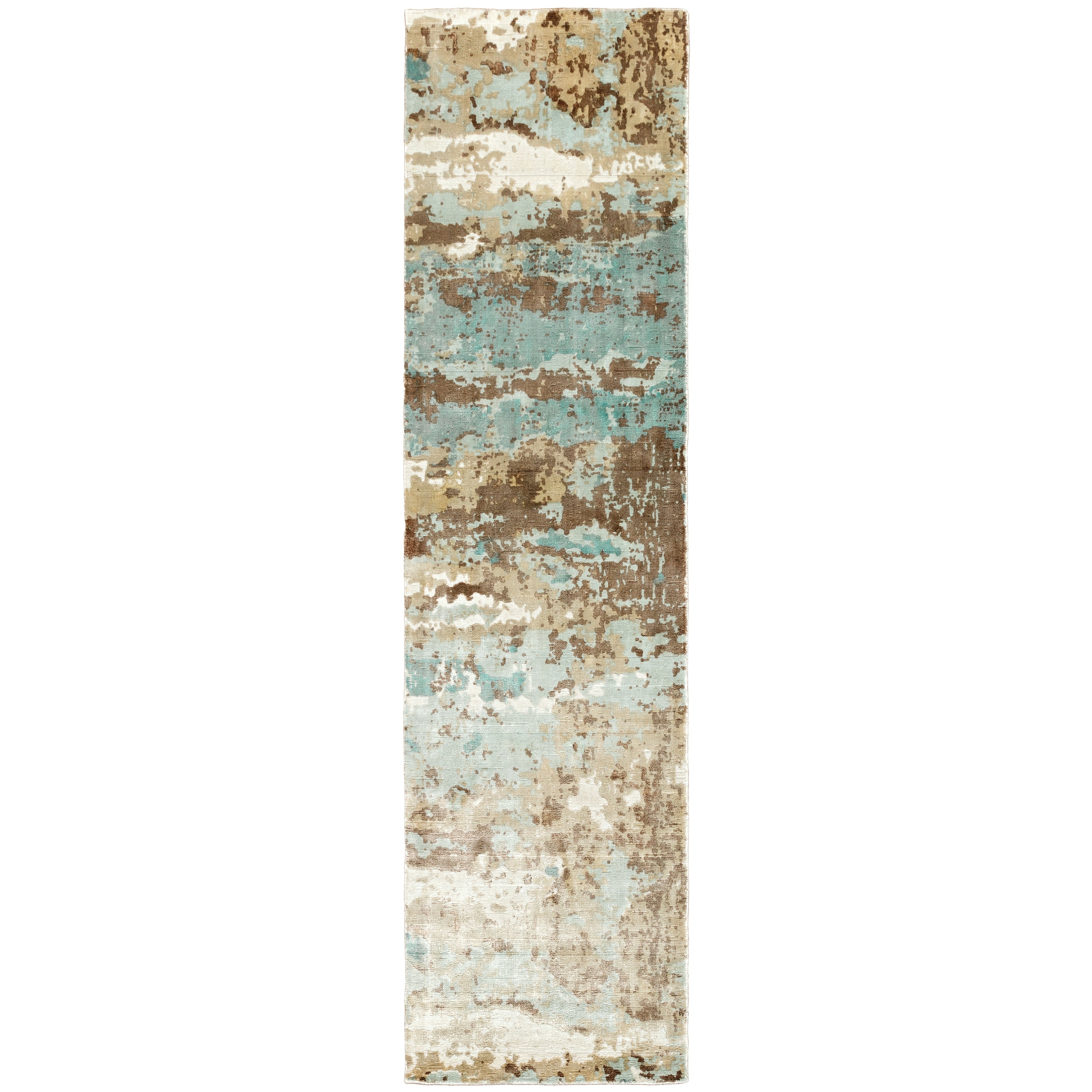 Formations 70001 Blue/Brown 6' x 9' Rug