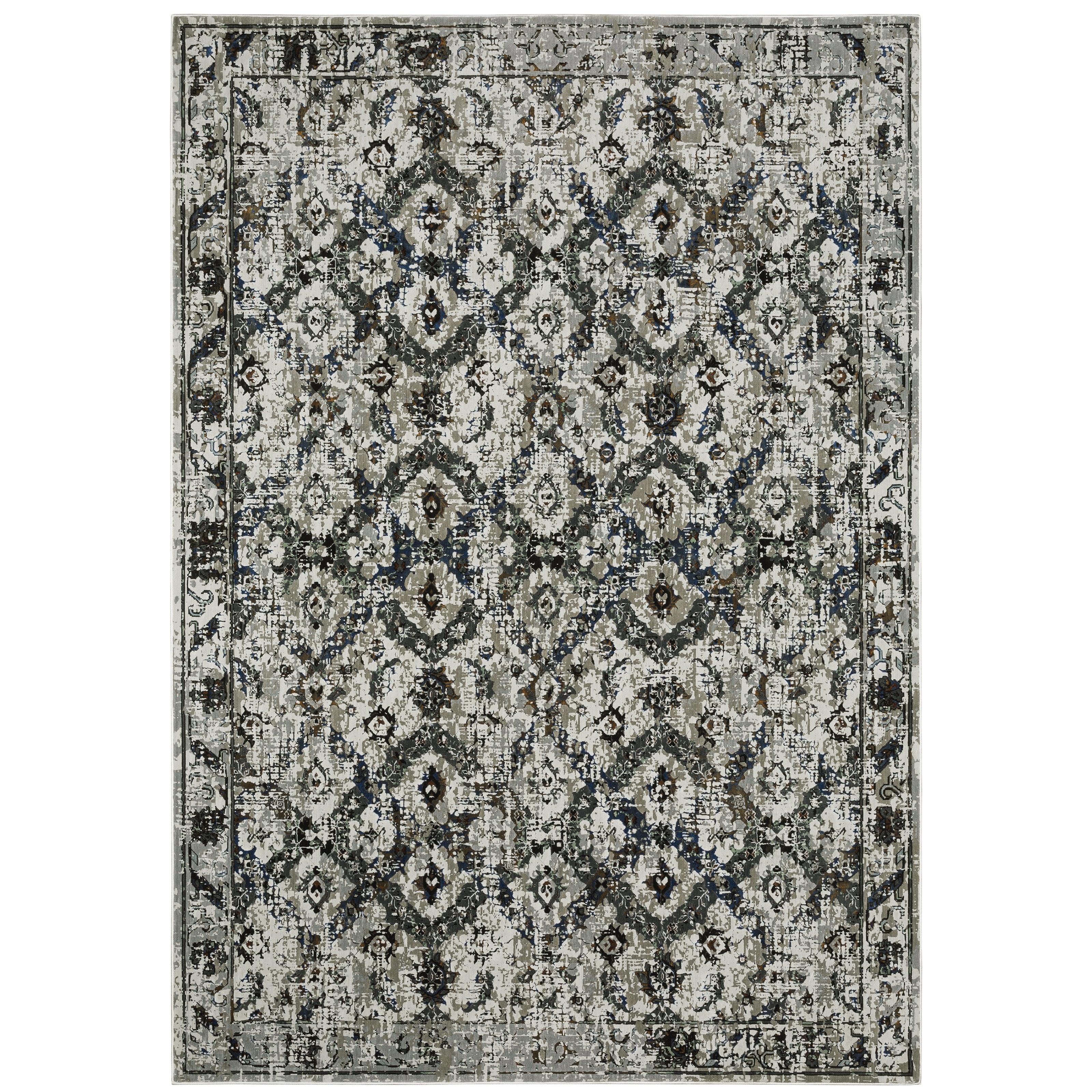 Gemini 1003E Charcoal/Grey 2'3" x 7'6" Rug