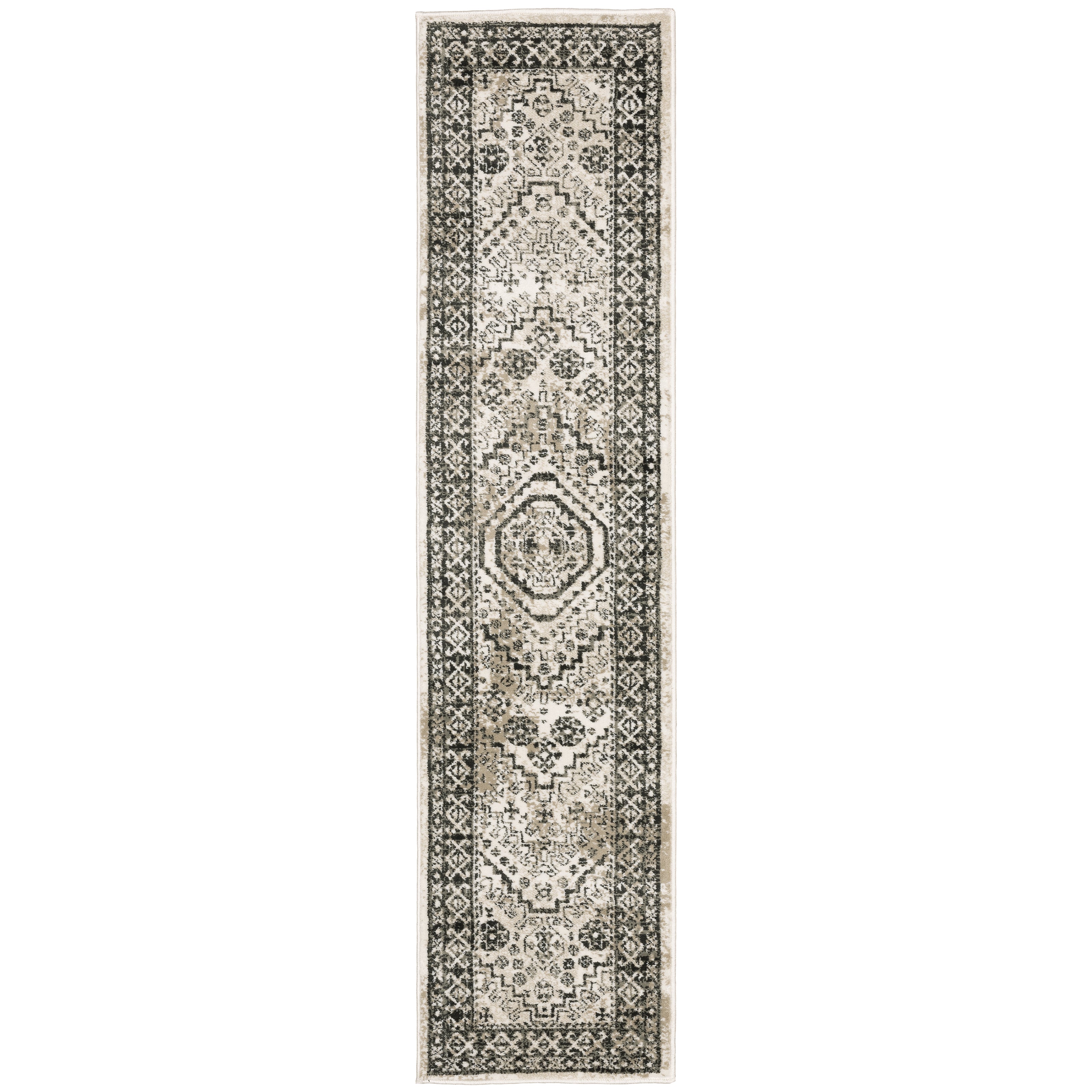 Georgia 659C0 Ivory/Grey 3'10" x 5'5" Rug