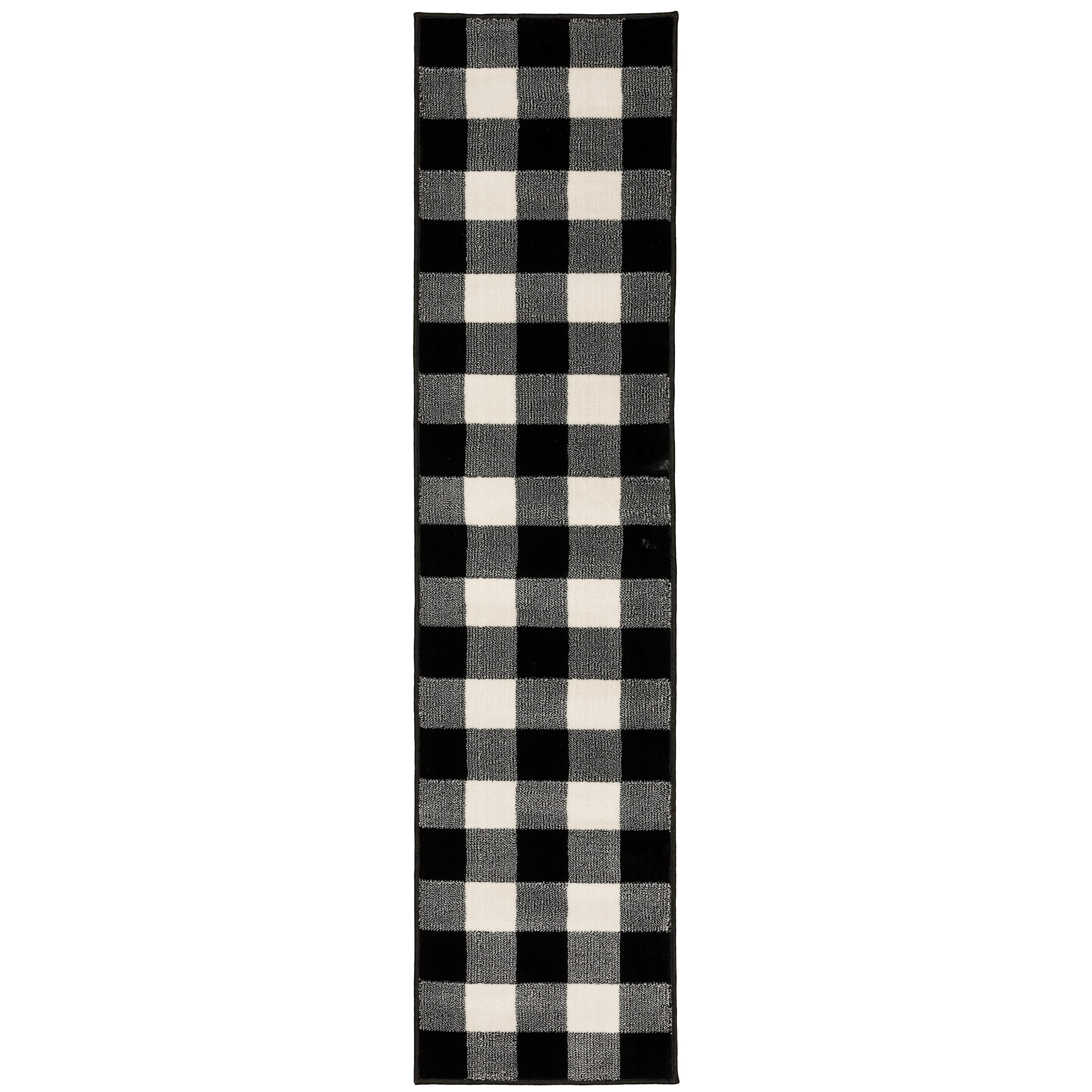 Georgia 678D0 Black/Ivory 3'10" x 5'5" Rug