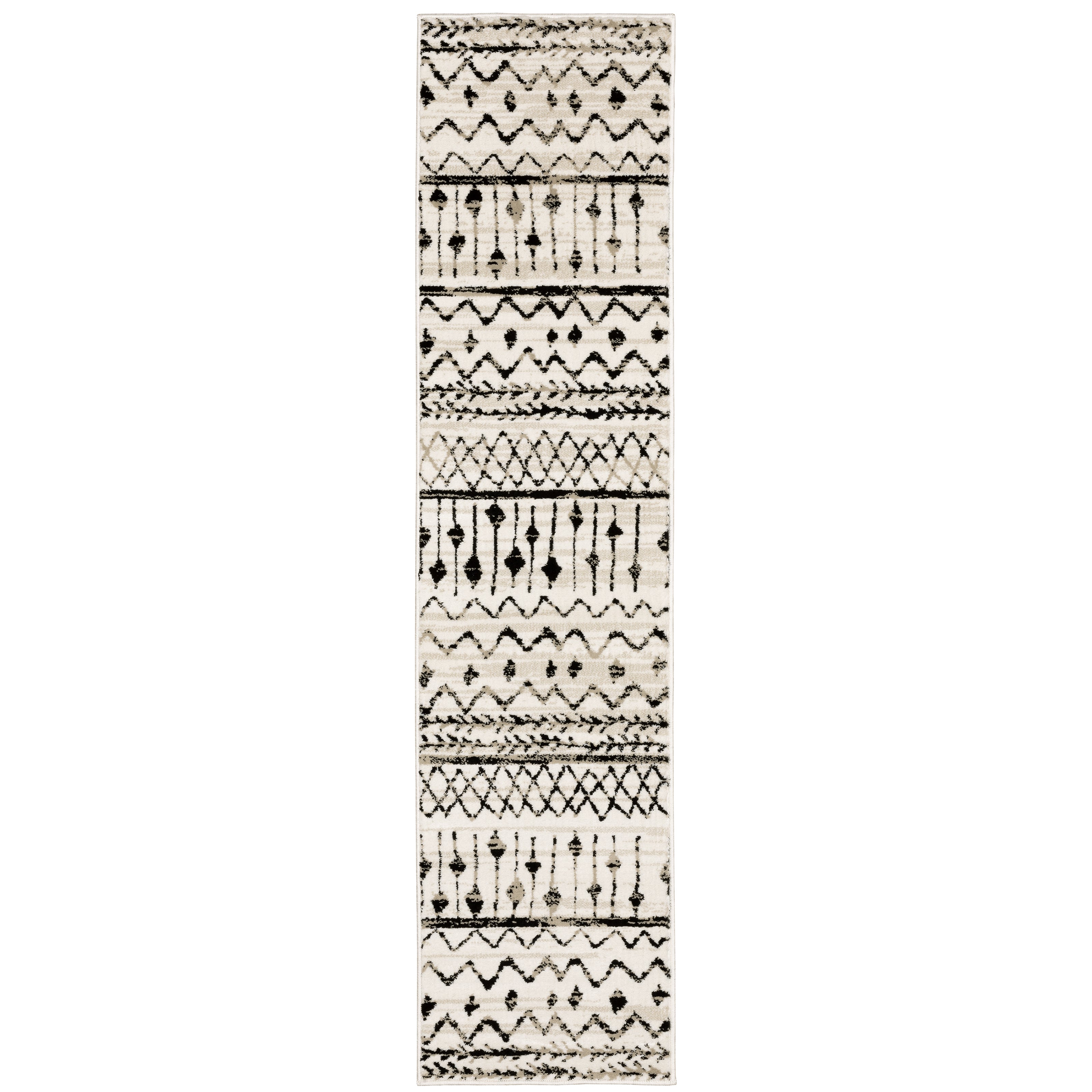 Georgia 8826E Ivory/Black 3'10" x 5'5" Rug