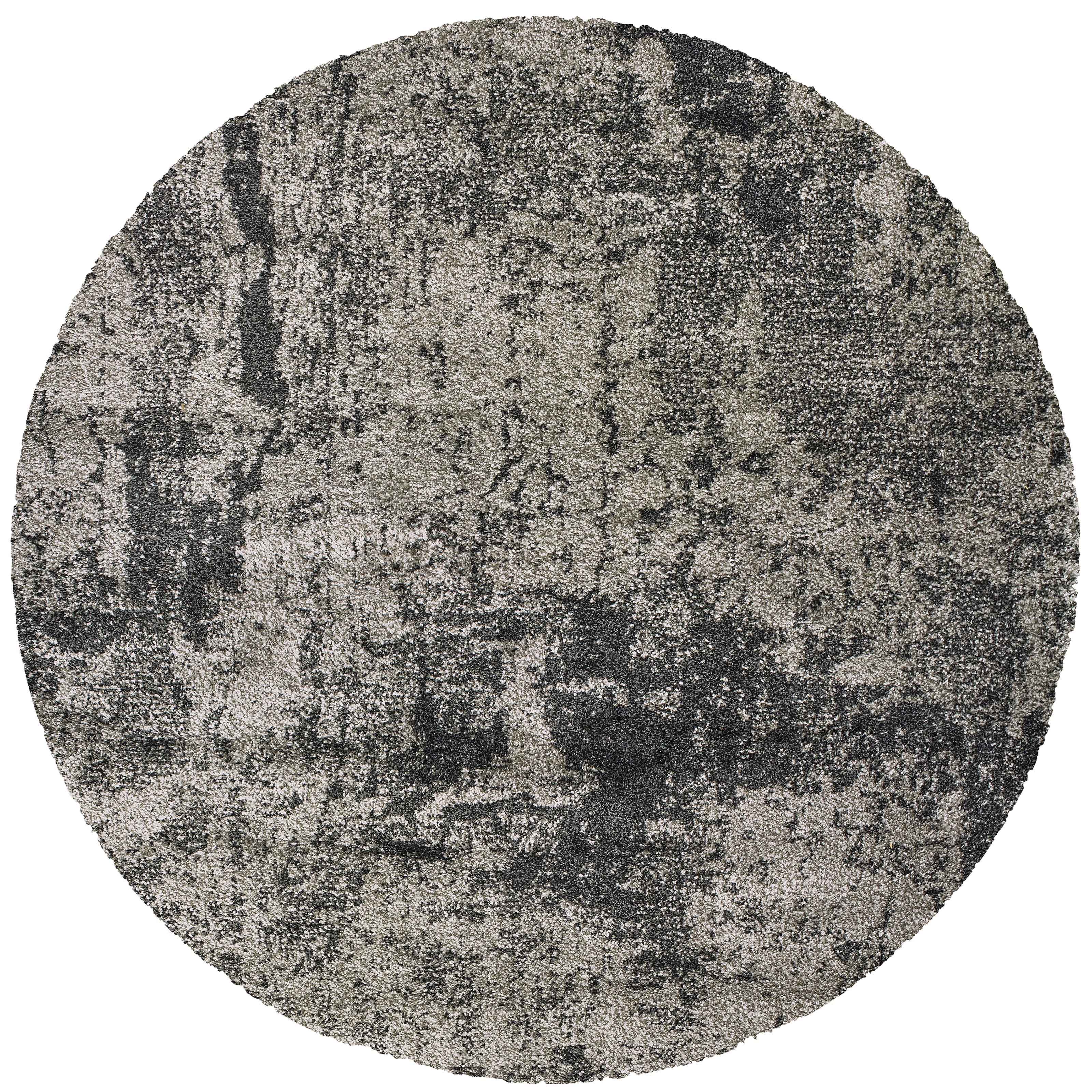 Henderson 5503Z Grey/Charcoal 7'10" Round Rug