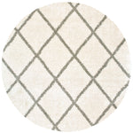 Henderson 090W9 Ivory/Grey 7'10" Round Rug