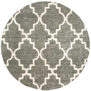 Henderson 092E9 Grey/Ivory 7'10" Round Rug