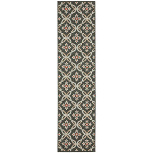 Latitude 1904K Grey/Orange 3'3" x 5' Rug