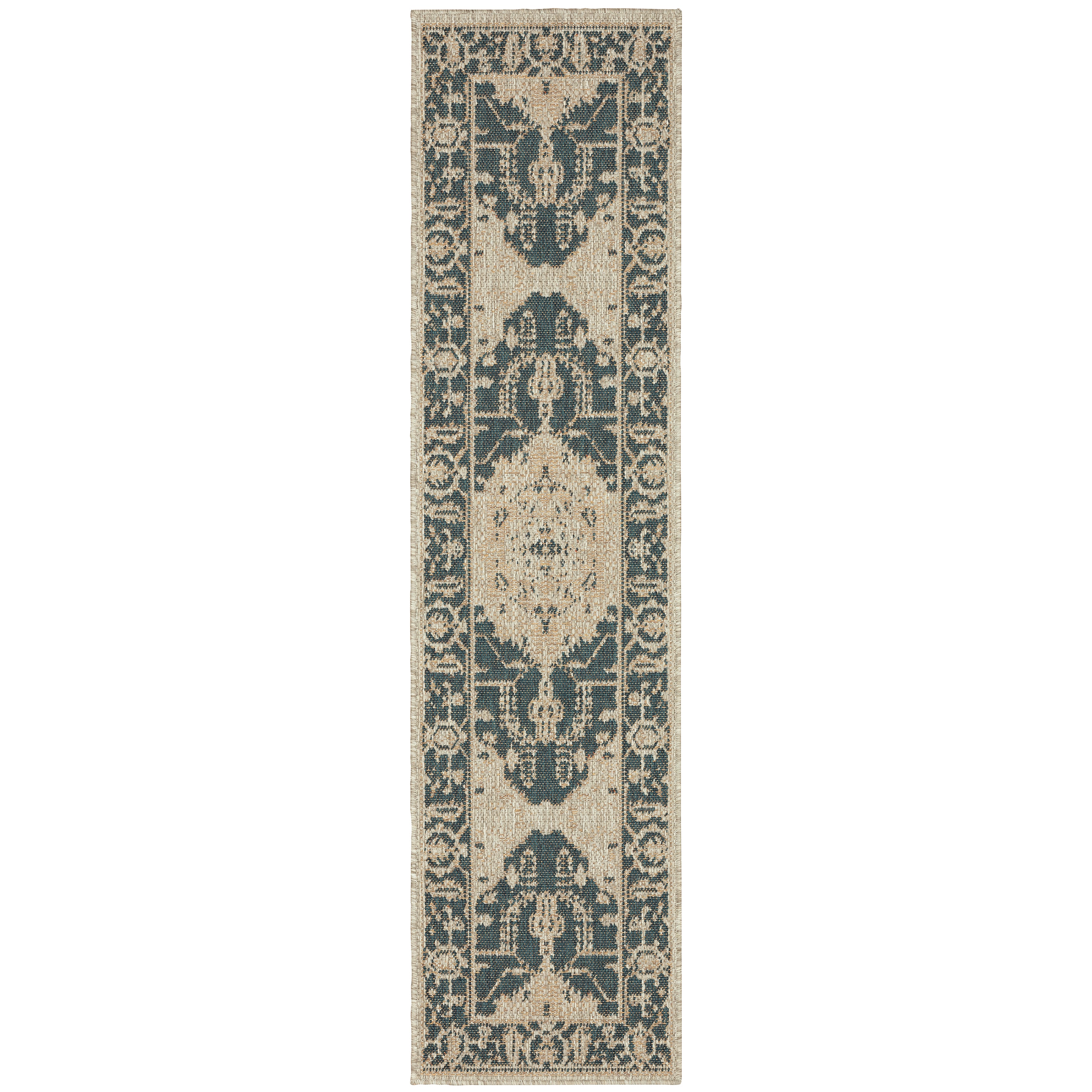 Latitude 001J3 Grey/Gold 3'3" x 5' Rug