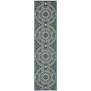 Latitude 609B3 Teal/Grey 3'3" x 5' Rug