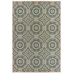 Latitude 609X3 Grey/Teal 3'3" x 5' Rug