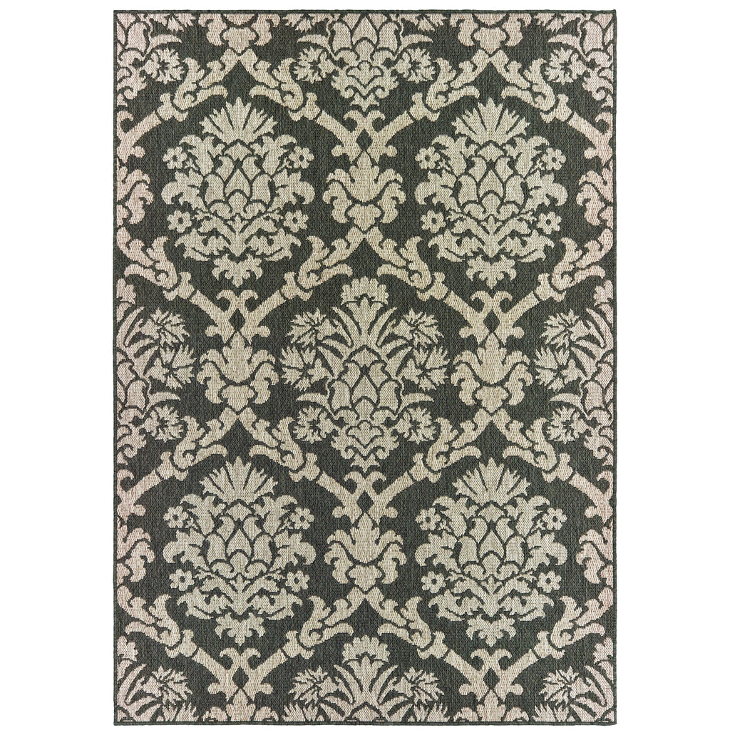 Latitude 8020K Grey/Charcoal 3'3" x 5' Rug