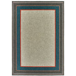 Latitude 8021L Grey/Teal 3'3" x 5' Rug