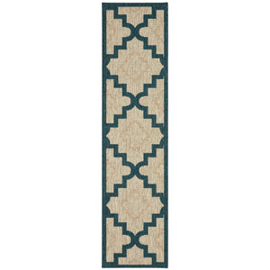 Latitude 804I3 Grey/Teal 3'3" x 5' Rug