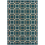 Latitude 806B3 Teal/Grey 3'3" x 5' Rug