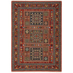 Lilihan 002C6 Red/Multi 5'3" x 7'6" Rug