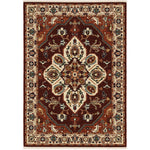 Lilihan 5502C Red/Ivory 7'10" x 10'10" Rug