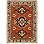 Lilihan 5504P Red/Multi 2' x 3' Rug