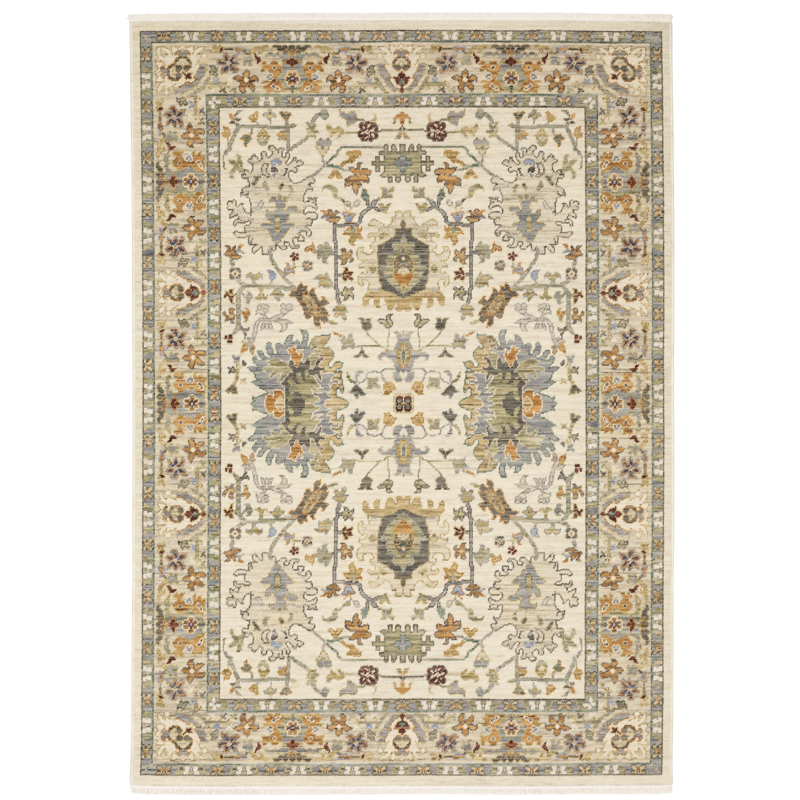 Lucca 2063Y Ivory/Multi 2' x 3' Rug