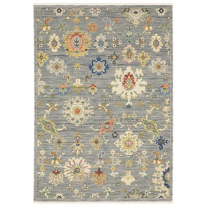 Lucca 5507E Grey/Multi 2' x 3' Rug