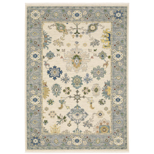 Lucca 846H1 Ivory/Blue 2' x 3' Rug