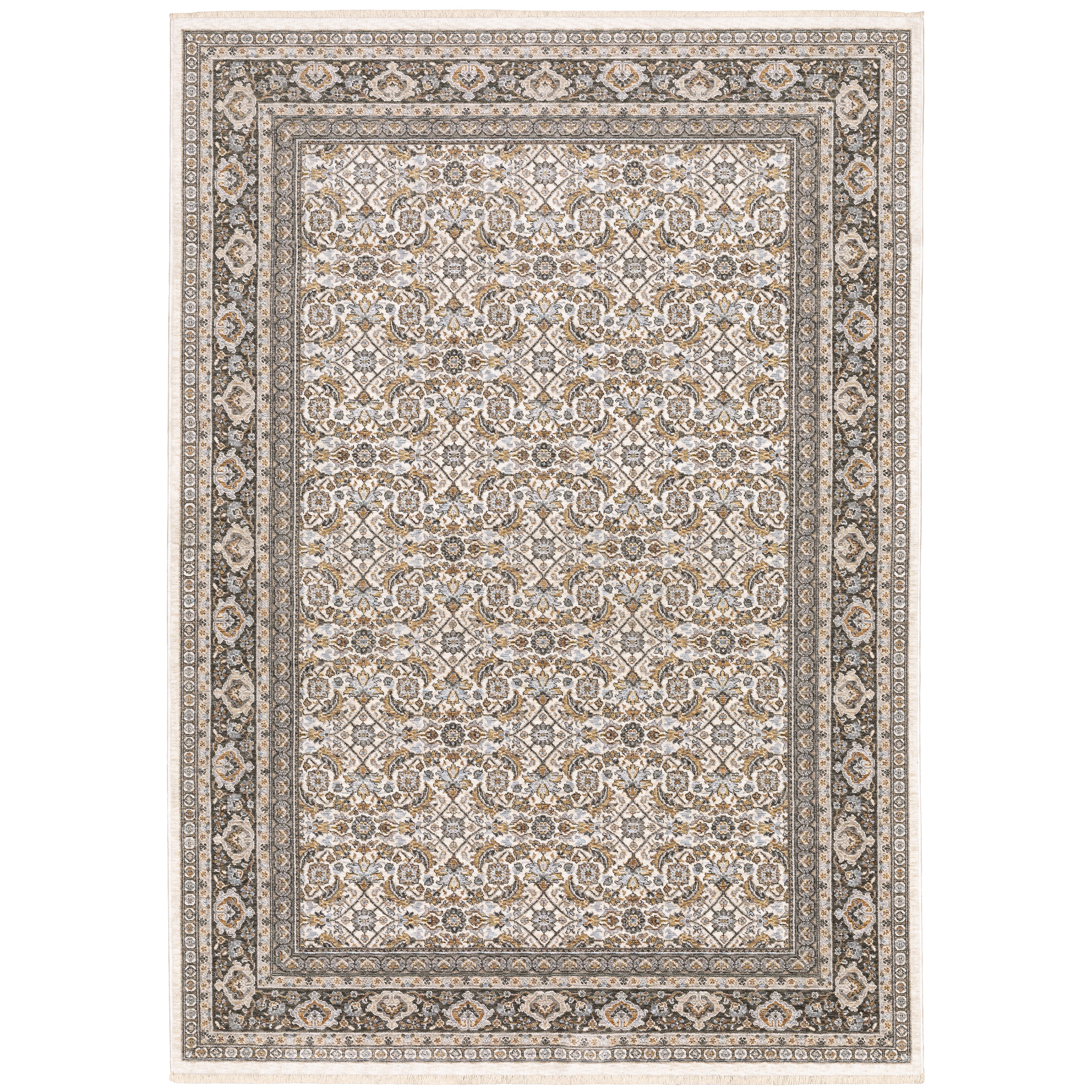 Maharaja 2061N Ivory/Grey 2' x 3' Rug