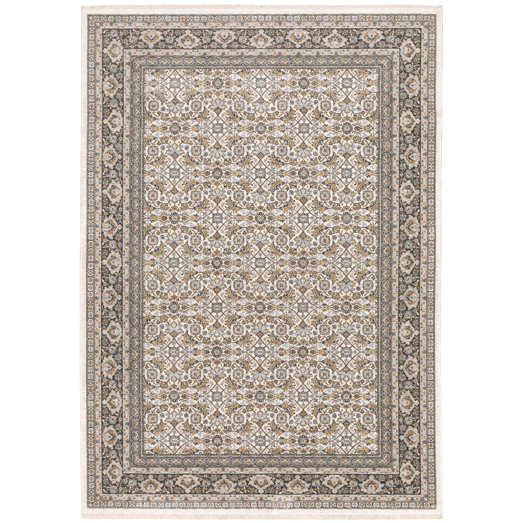 Maharaja 2061N Ivory/Grey 2' x 3' Rug