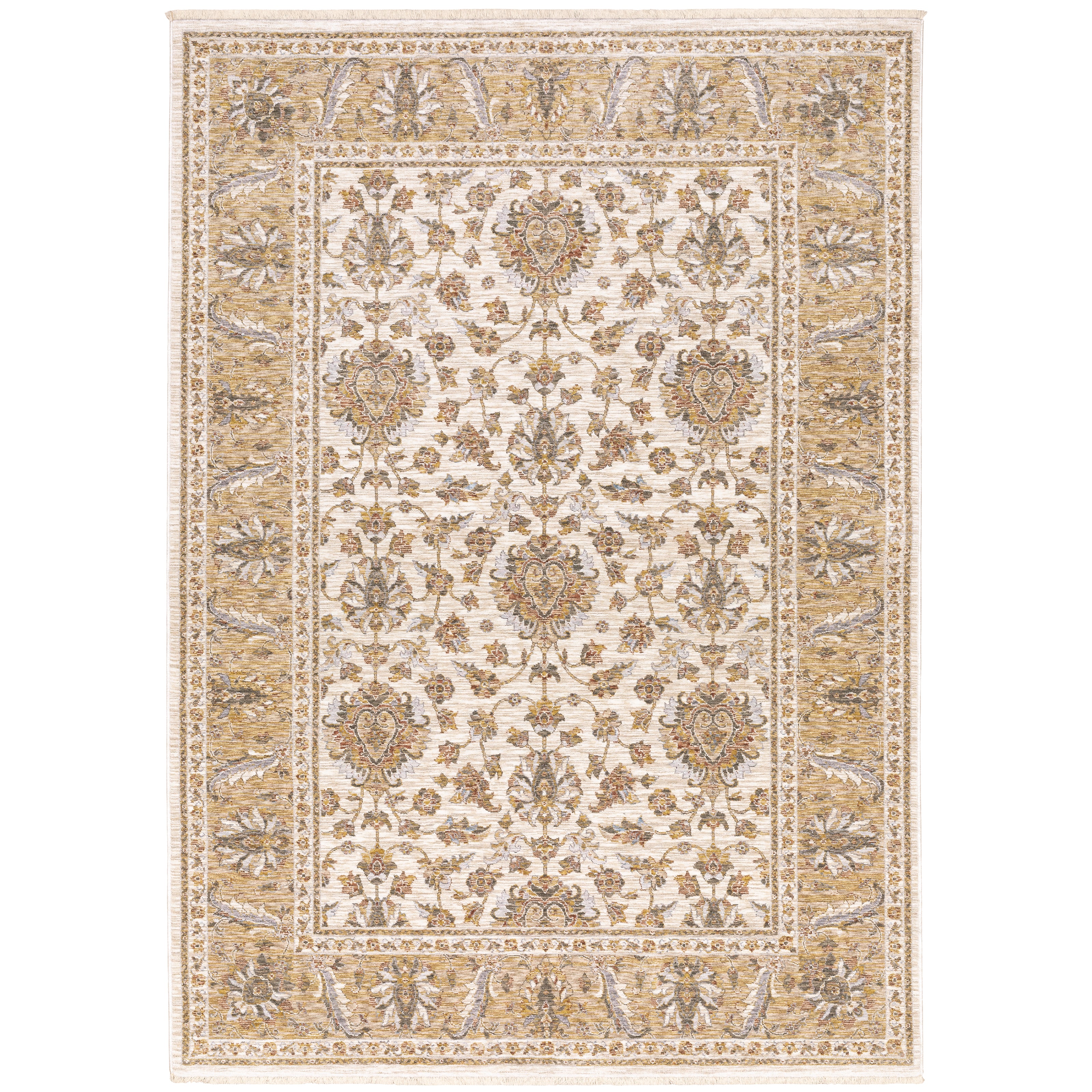 Maharaja 5091W Ivory/Gold 3'3" x 5' Rug