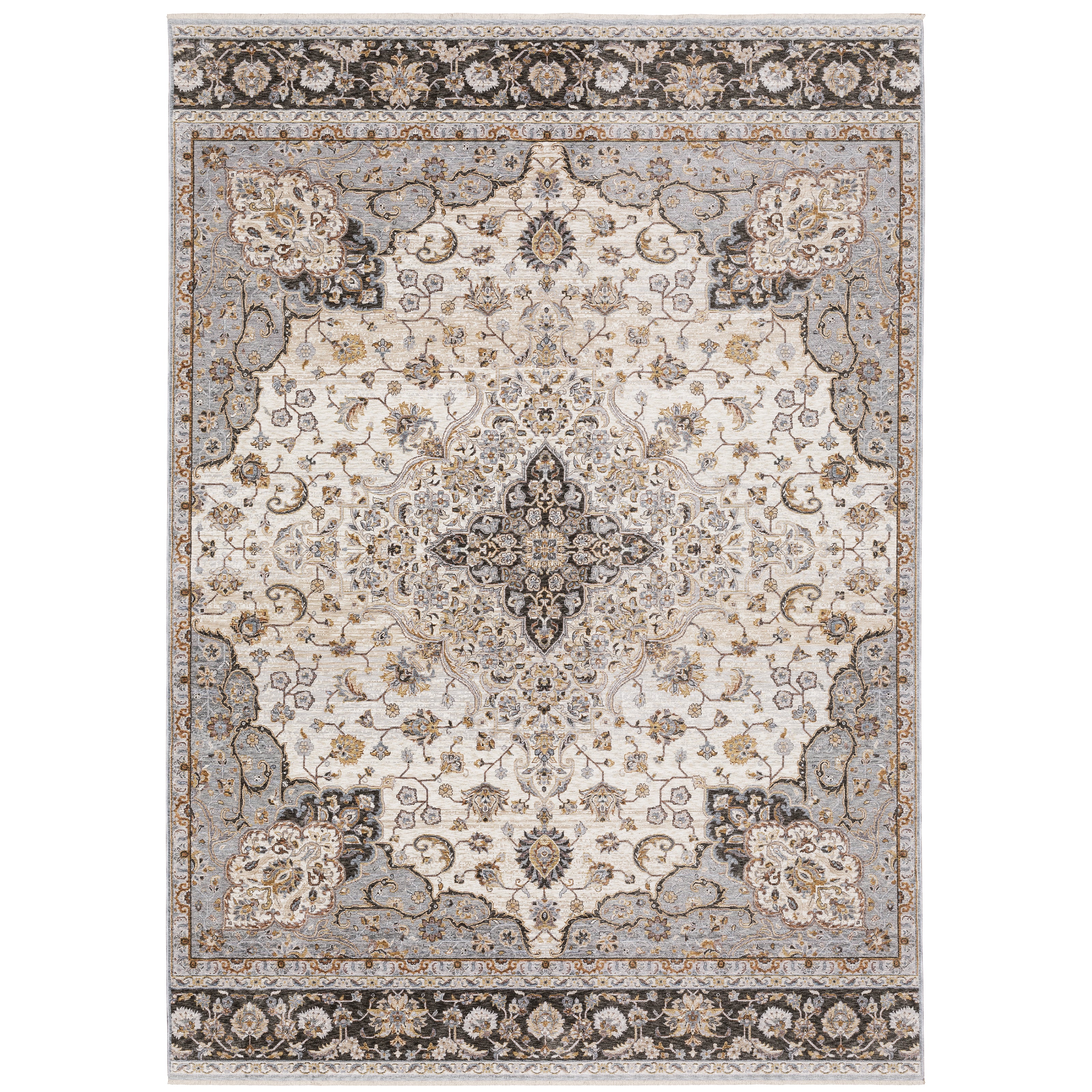 Maharaja 660J1 Ivory/Blue 2' x 3' Rug