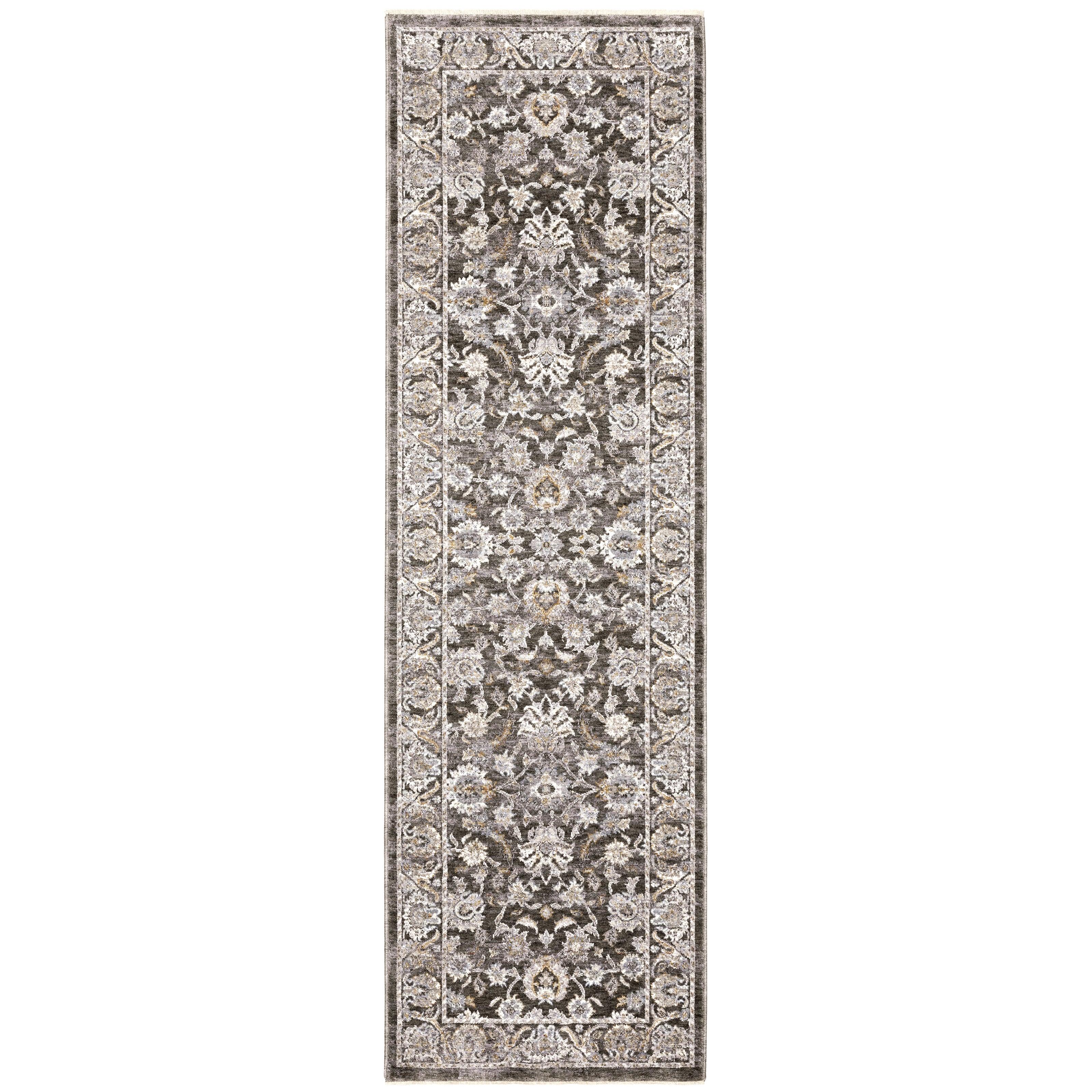 Maharaja 070N1 Grey/Ivory 5'3" x 7'6" Rug