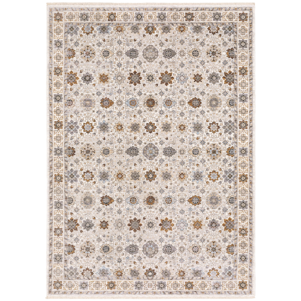 Maharaja 071W1 Ivory/Gold 2' x 3' Rug