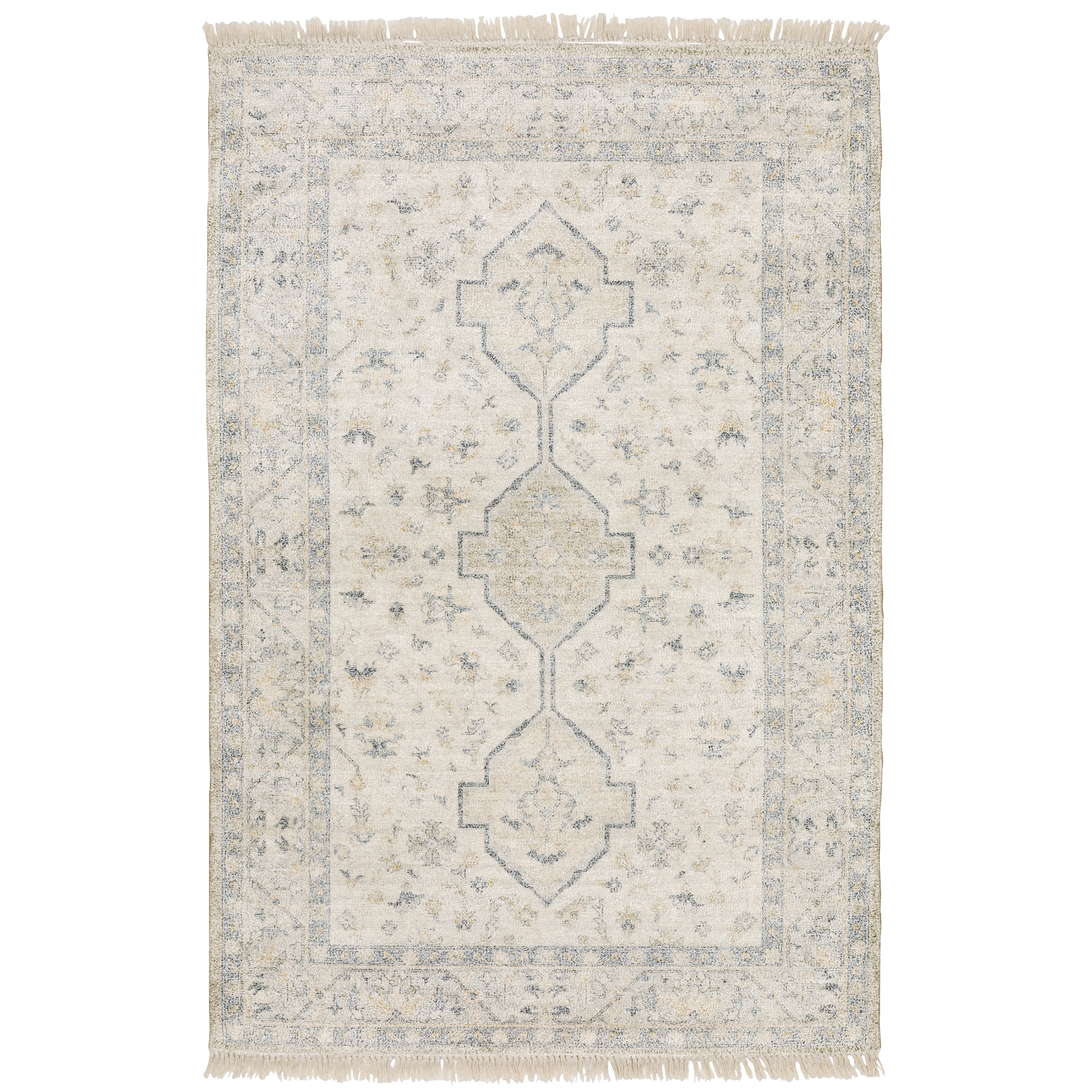 Malabar 45304 Beige/Charcoal 5' x 8' Rug