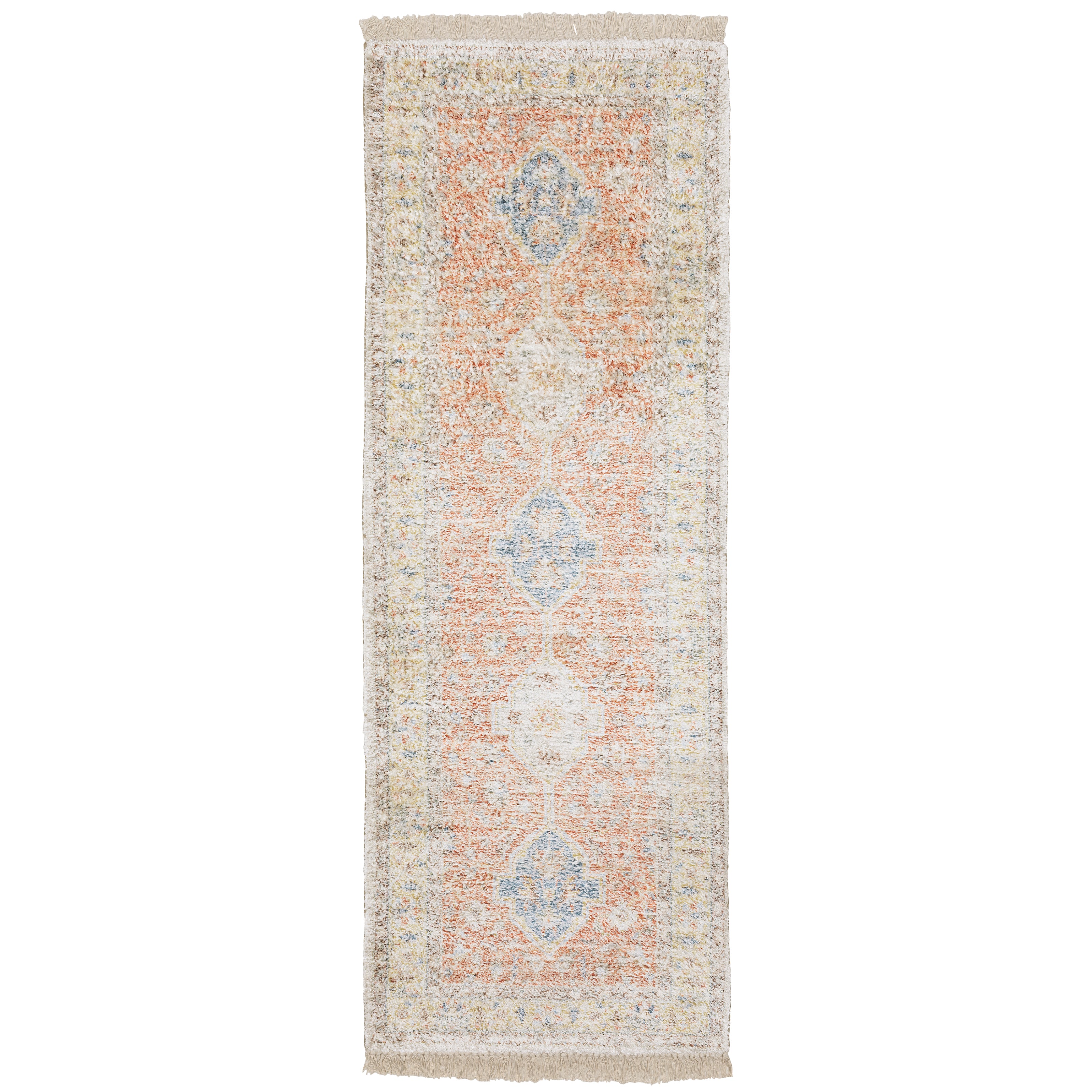 Malabar 45305 Orange/Blue 5' x 8' Rug