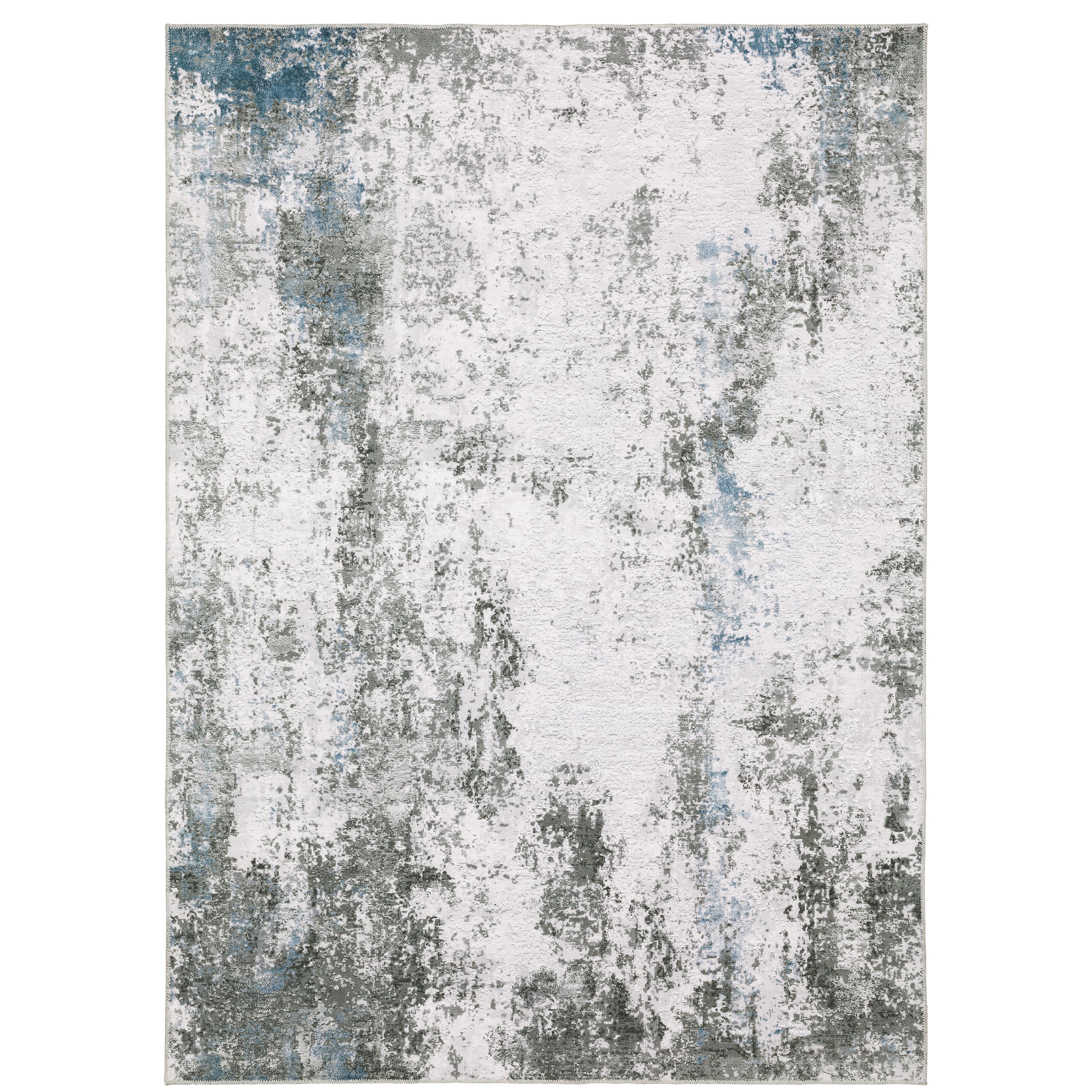 Malibu Mal02 Grey/Blue 2' x 3' Rug