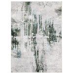 Malibu Mal03 Grey/Teal 2' x 3' Rug