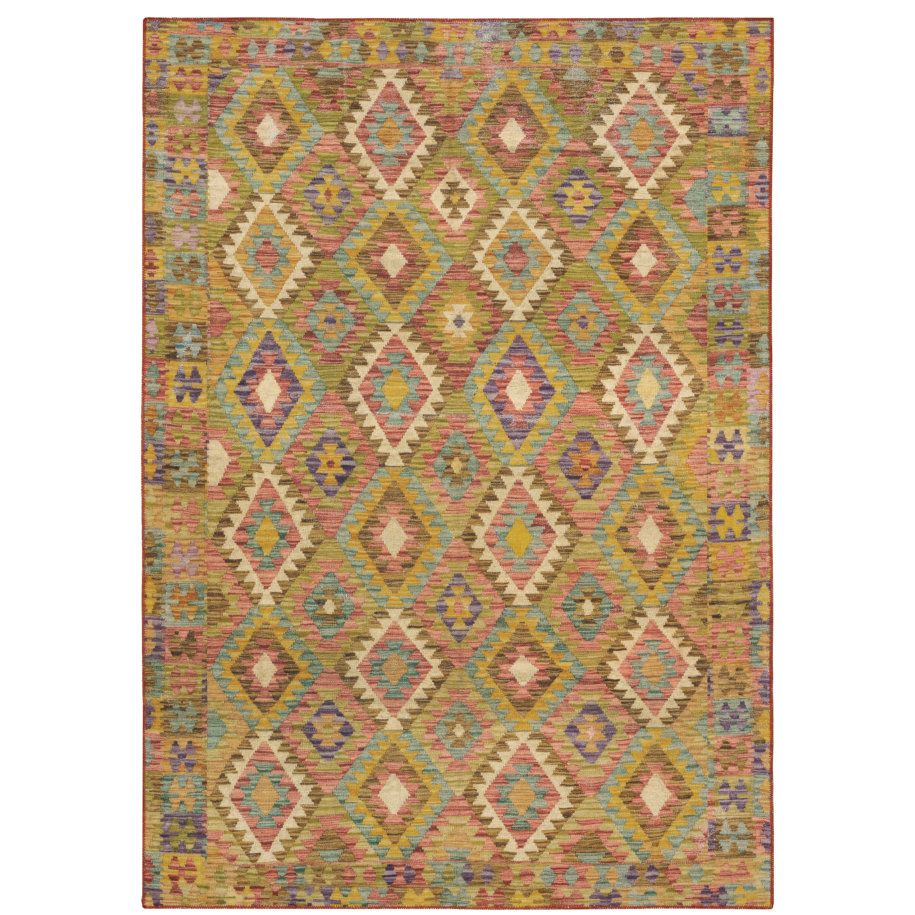 Malibu Mal07 Gold/Multi 2' x 3' Rug