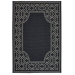 Marina 1247K Black/Ivory 1'9" x 3'9" Rug