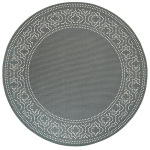 Marina 1247X Grey/Ivory 1'9" x 3'9" Rug