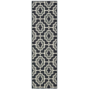 Marina 1491Z Black/Grey 1'9" x 3'9" Rug