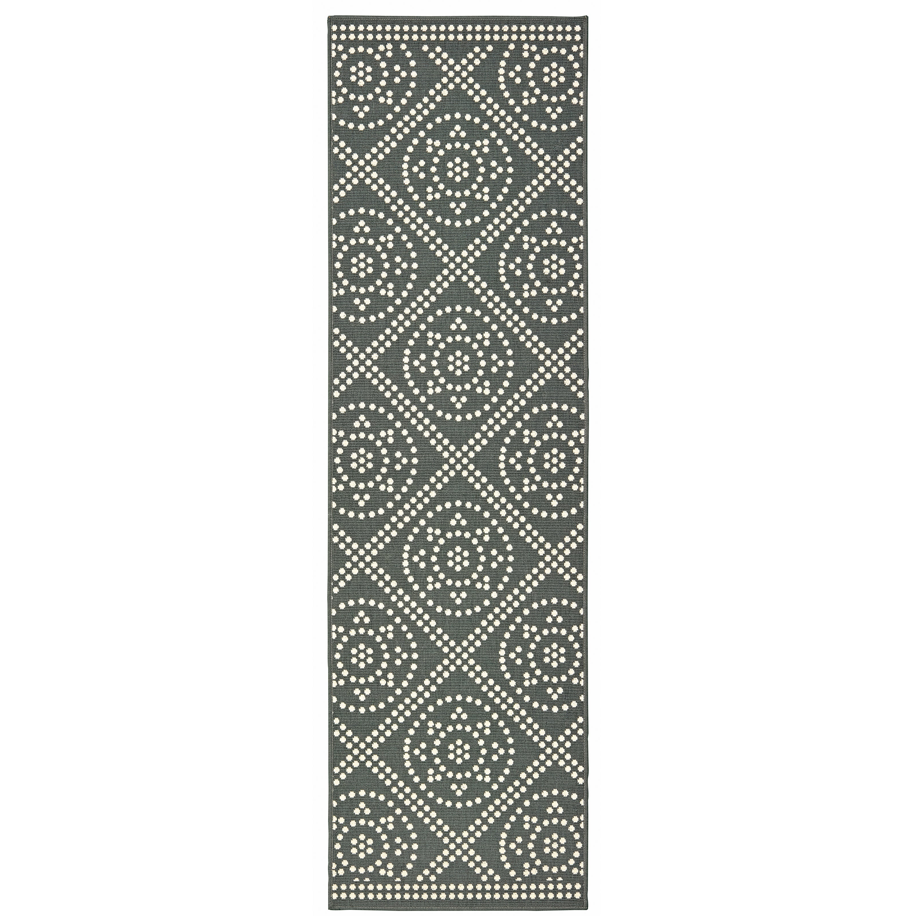 Marina 3969L Grey/Ivory 1'9" x 3'9" Rug