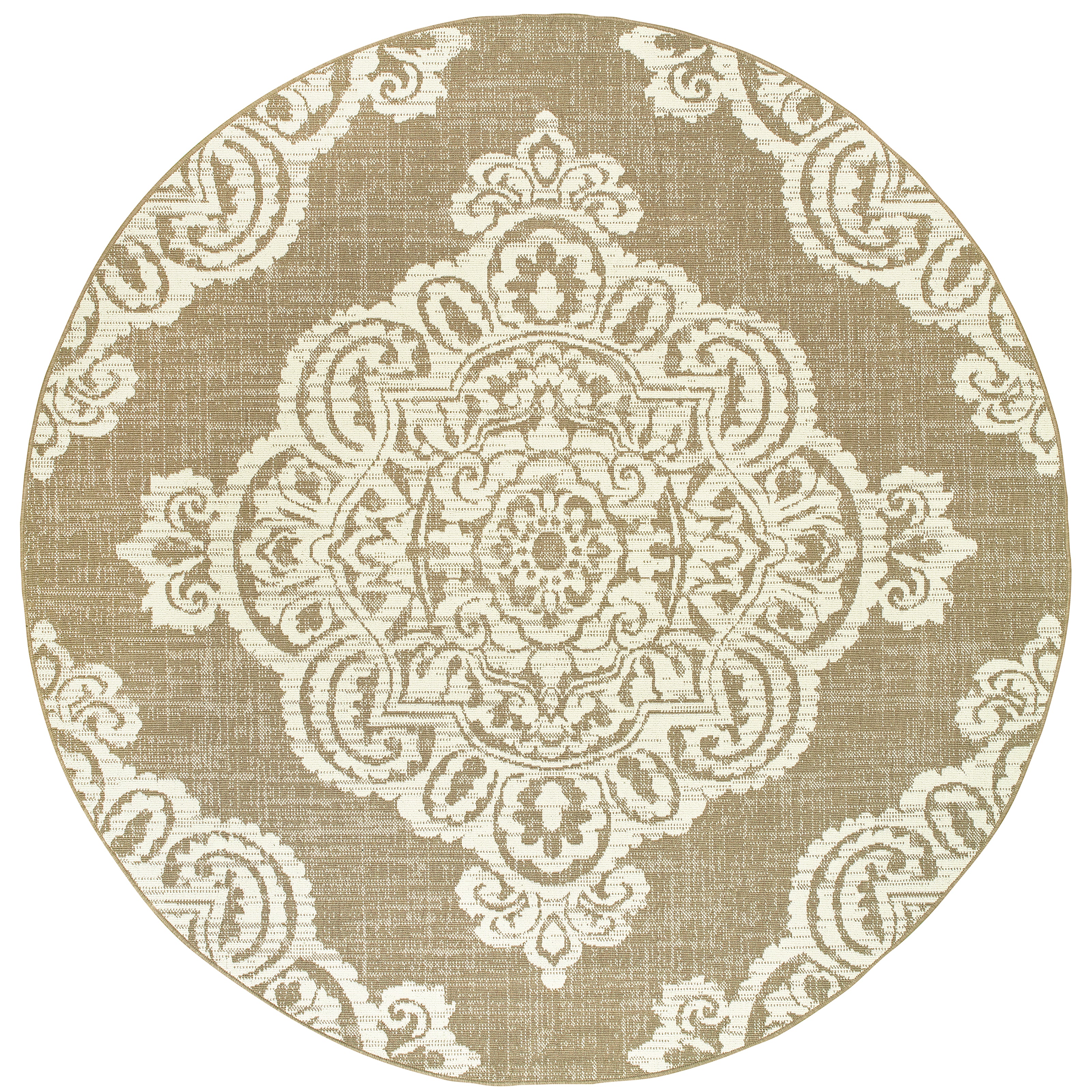 Marina 5929J Tan/Ivory 1'9" x 3'9" Rug